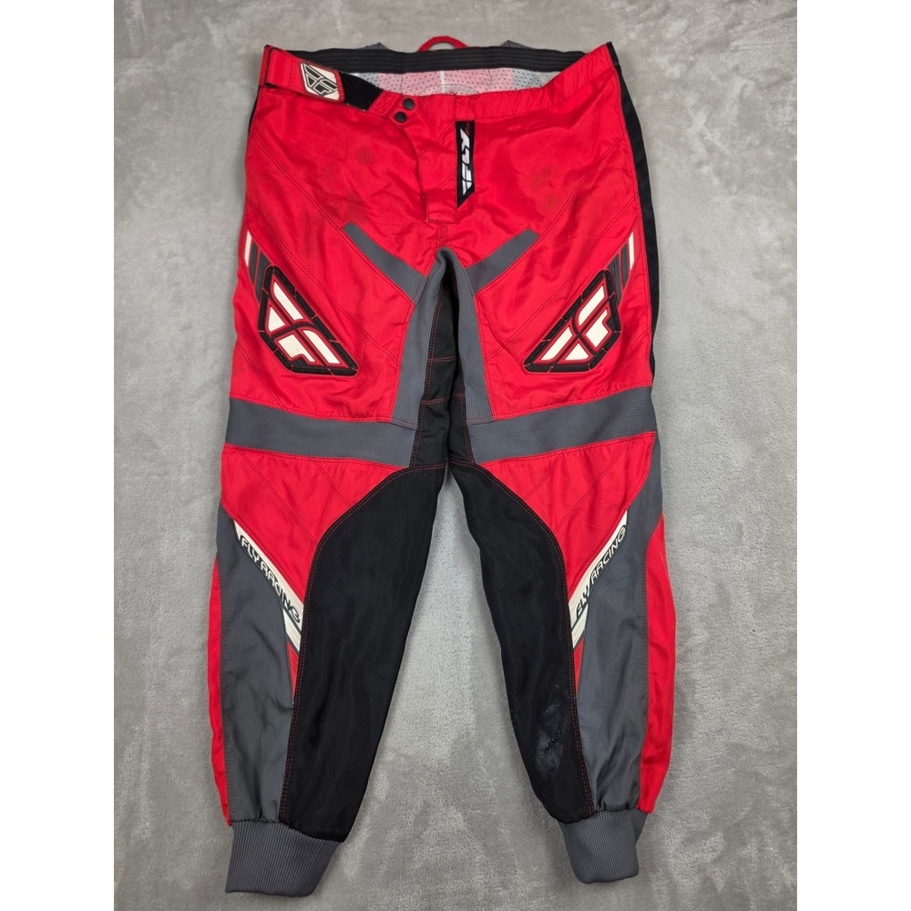 Fly Racing 303 Race Pant Mens 38 Red Motocross Off-Road Riding Gear